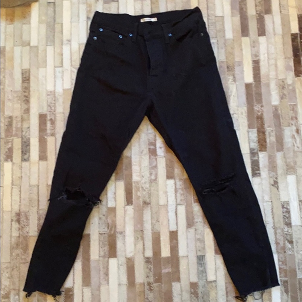 Levi’s Wedgie Skinny Ripped Jeans